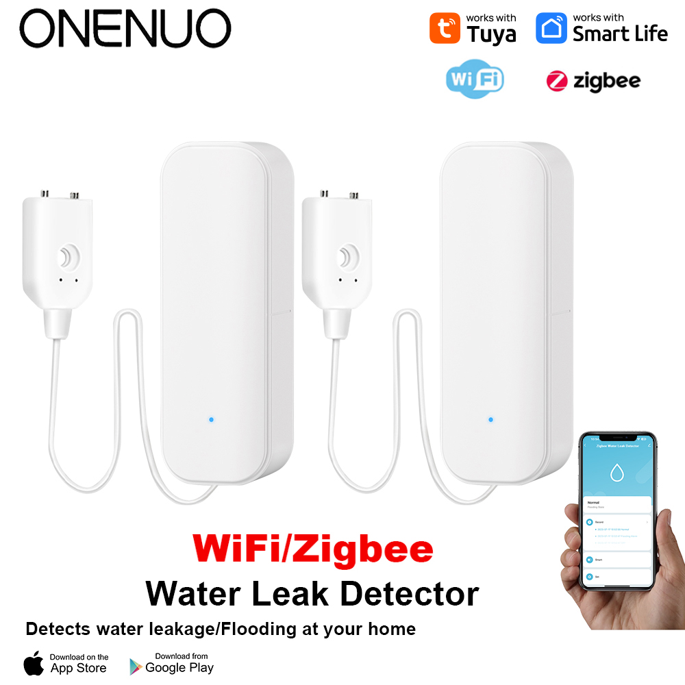 Home Security Monitor - WiFi/Zigbee Water Sensor Tuya Leakage Alarm