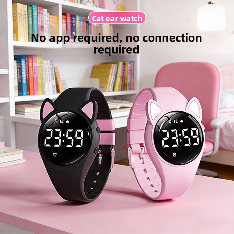 Home Security Electronics - 2026 New Cat Ear Women Swimming