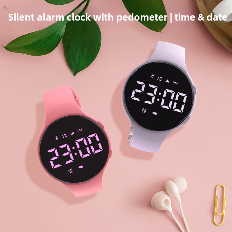 Home Security Electronics - Luminous Waterproof Student Electronic Watch Vibration