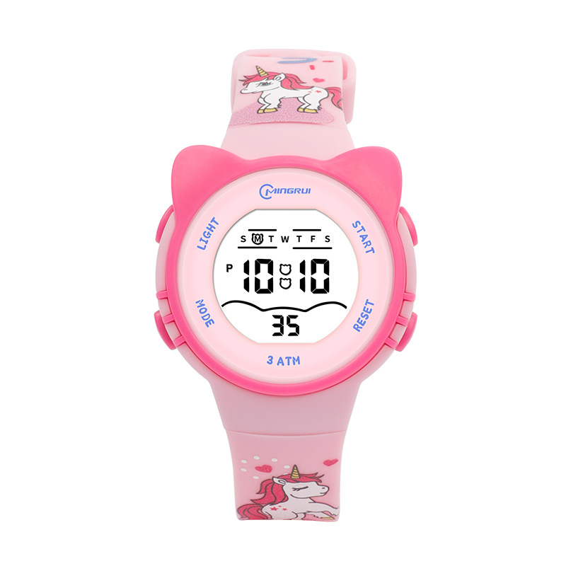 Home Security Electronics - Children Watch Girls Cute Cartoon Electronic