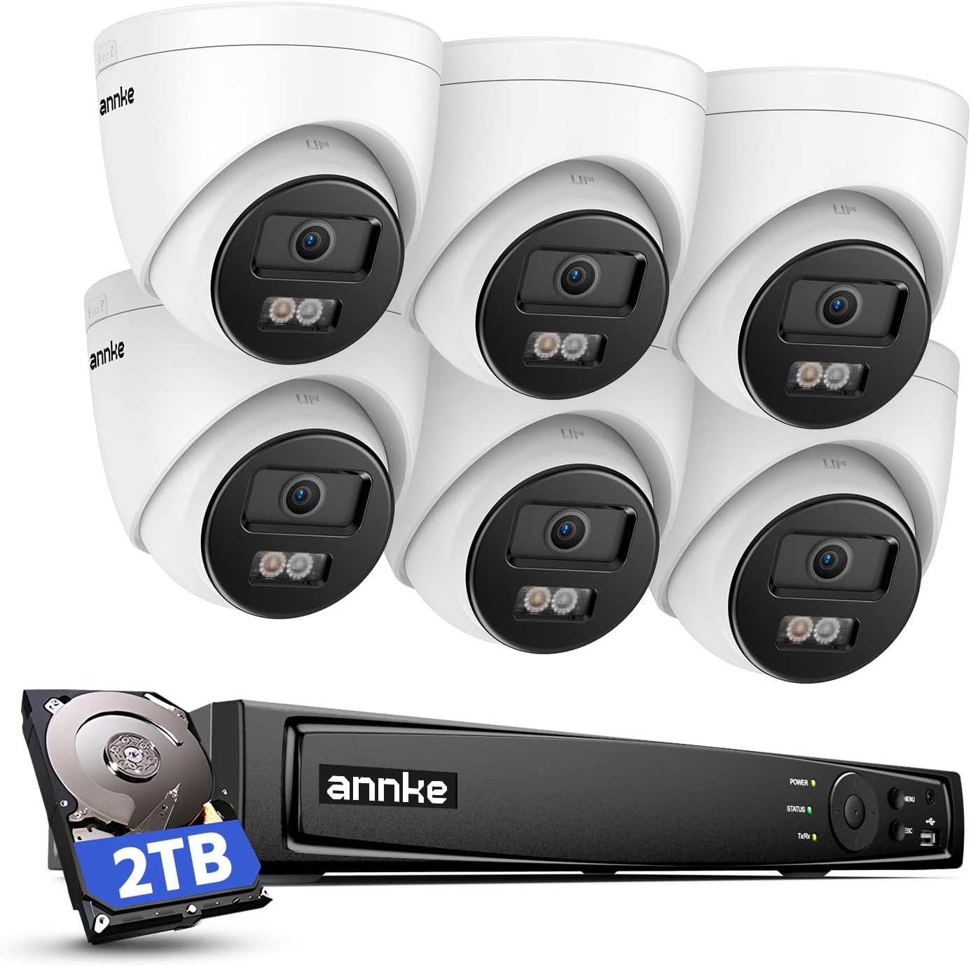 Home Security Ai - ANNKE 8CH 4K PoE Security Camera