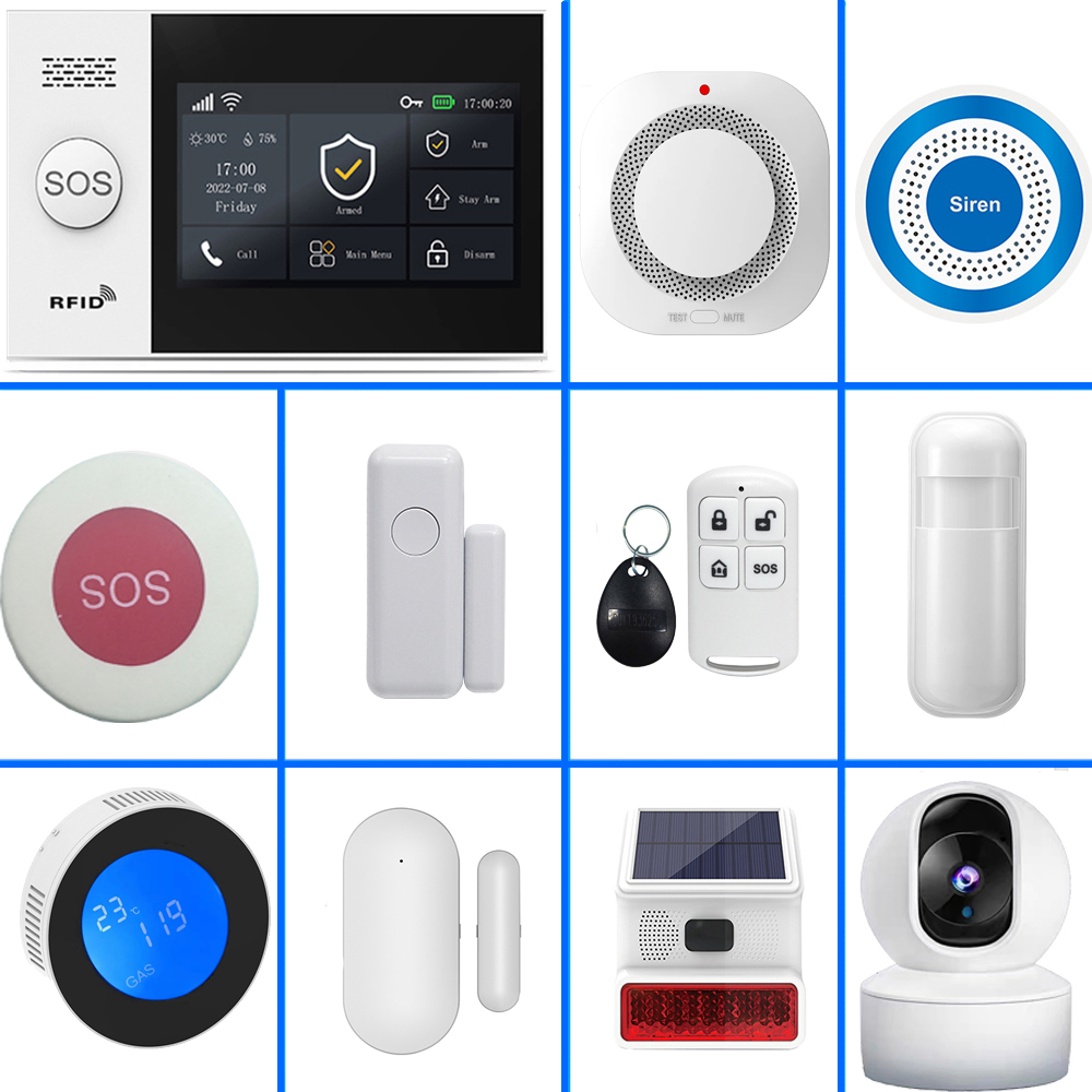 Home Security Diy - PGST 4G Tuya Smart Home Alarm