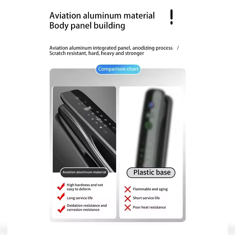 HX5 Smart Door Lock 3D Face Re - Home Security Electronics 评论和价格