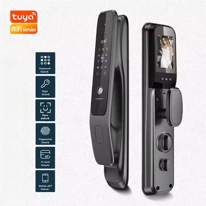 HX5 Smart Door Lock 3D Face Re - Home Security Electronics 评论和价格