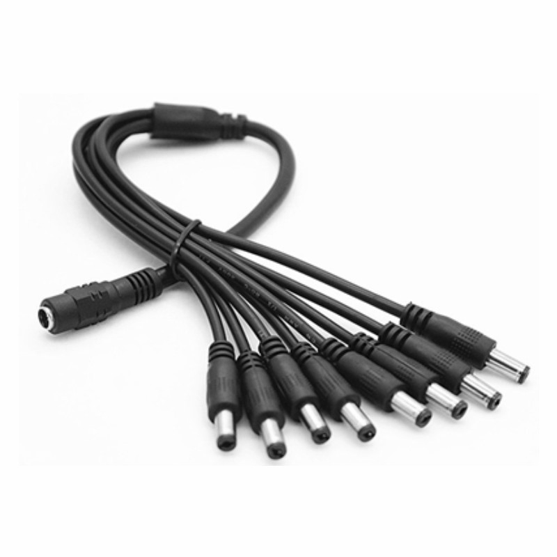 5.5 x 2.1mm 1 Female to 2 4 8  - Home Security Diy 评论和价格