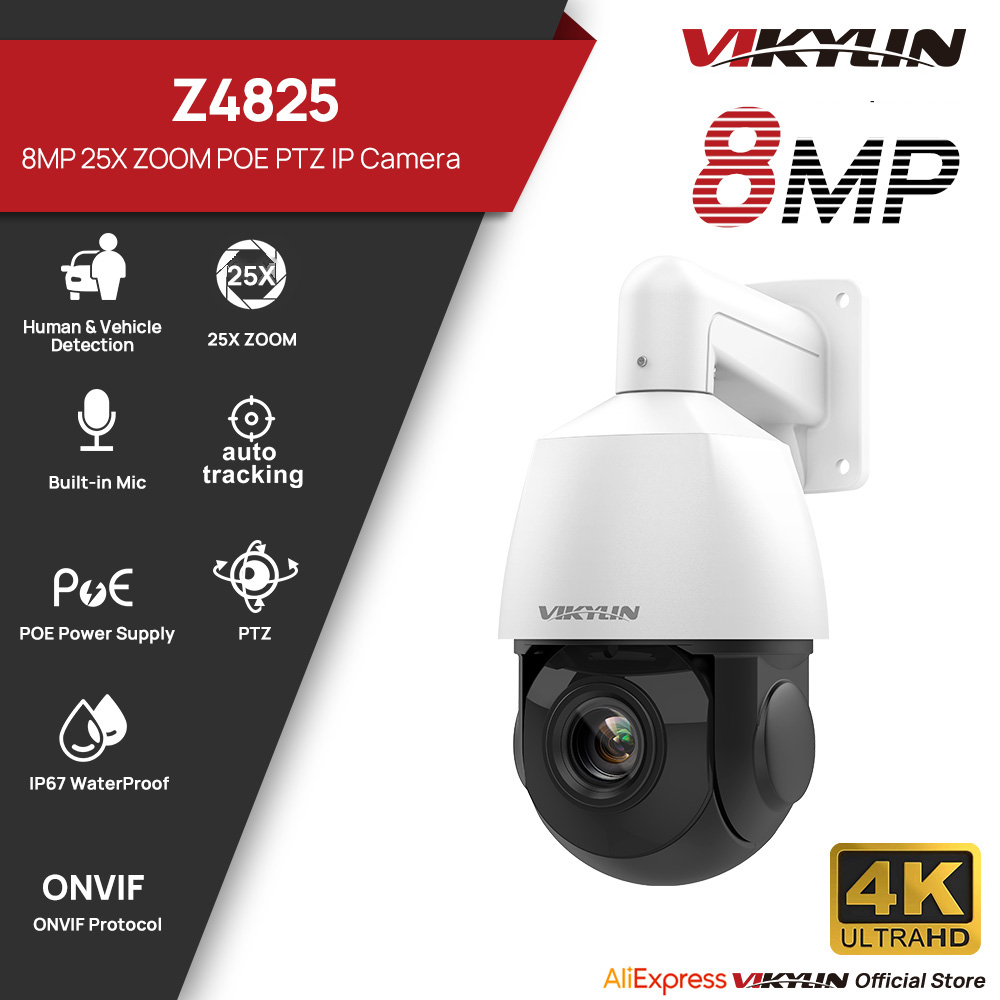 Vikylin 4K 8MP PTZ 25X Zoom 10 - Home Security Service 评论和价格