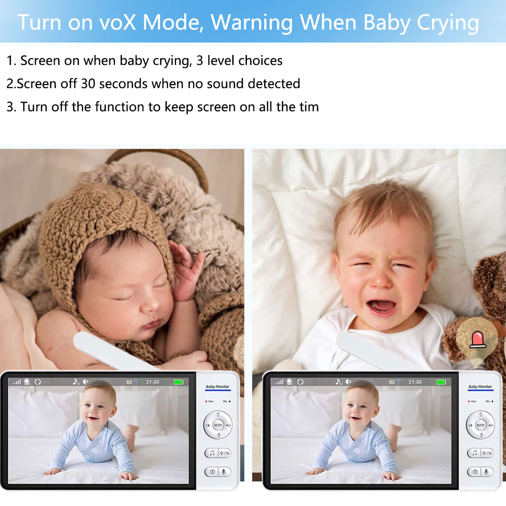 7.0 Inch Screen Baby Monitor 5 - Home Security Cameras Uk 评论和价格
