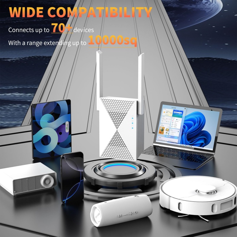 1200Mbps WiFi Repeater Wireles - Home Security And Internet 评论和价格
