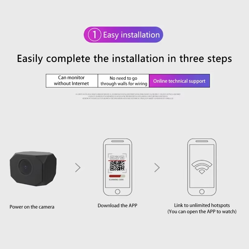 4K HD WiFi Security Camera for - Home Security Camera 评论和价格