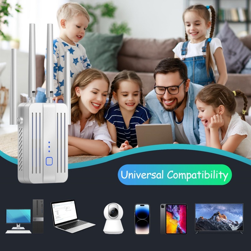 WiFi Repeater 1200Mbps Dual Ba - Home Security And Internet 评论和价格