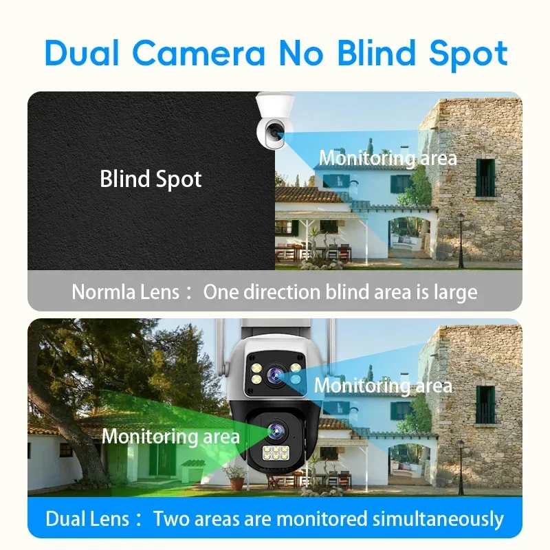 8MP 4K WIFI IP Camera PTZ Outd - Home Security Ai 评论和价格