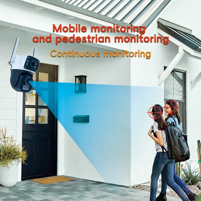 8MP 4K WIFI IP Camera PTZ Outd - Home Security Ai 评论和价格