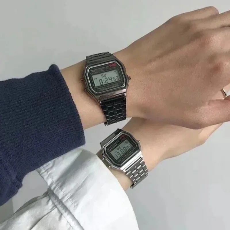 Luxury F91W Steel Band Watches - Home Security Electronics 评论和价格