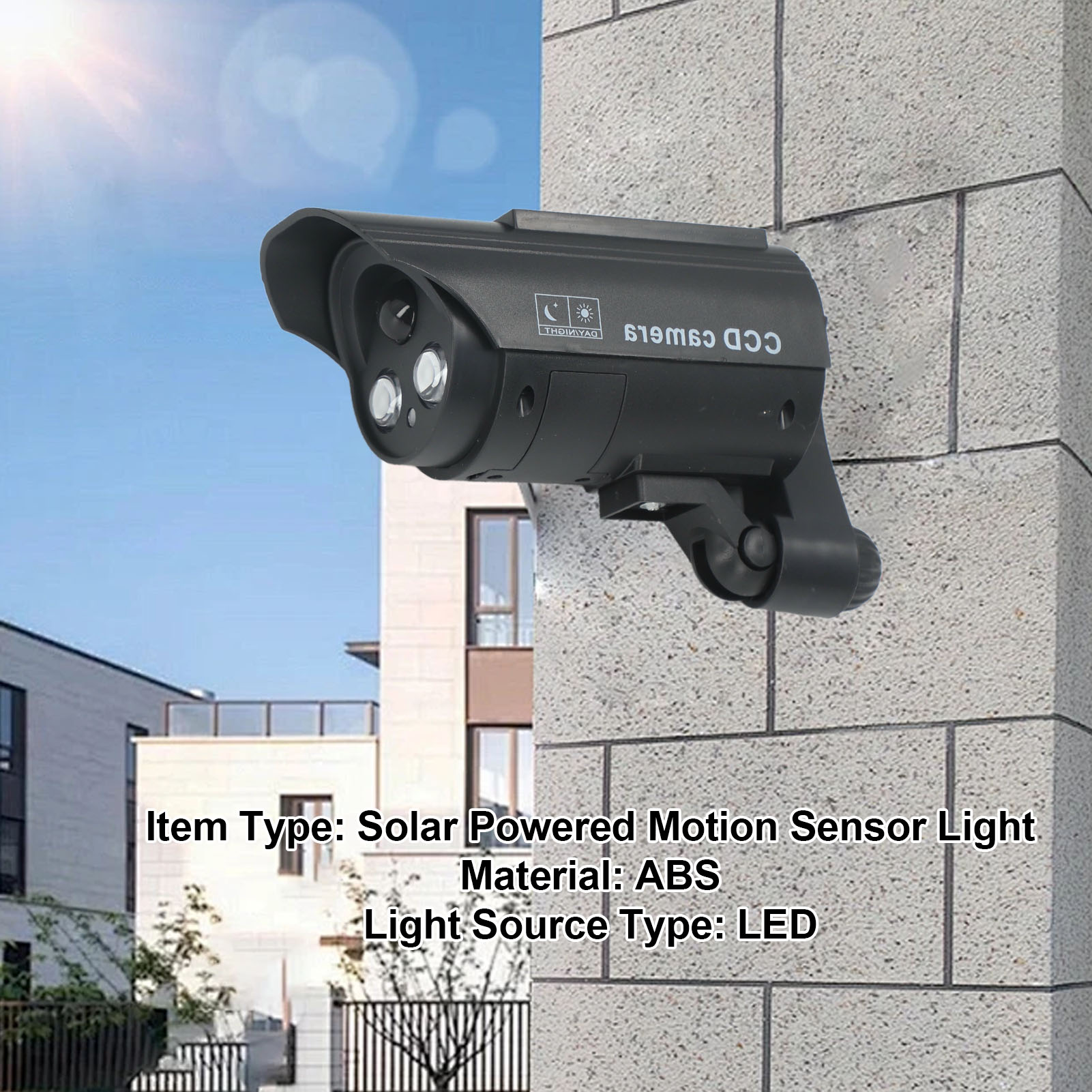 Solar Powered Motion Sensor Ou - Fake Camera Dummy 评论和价格