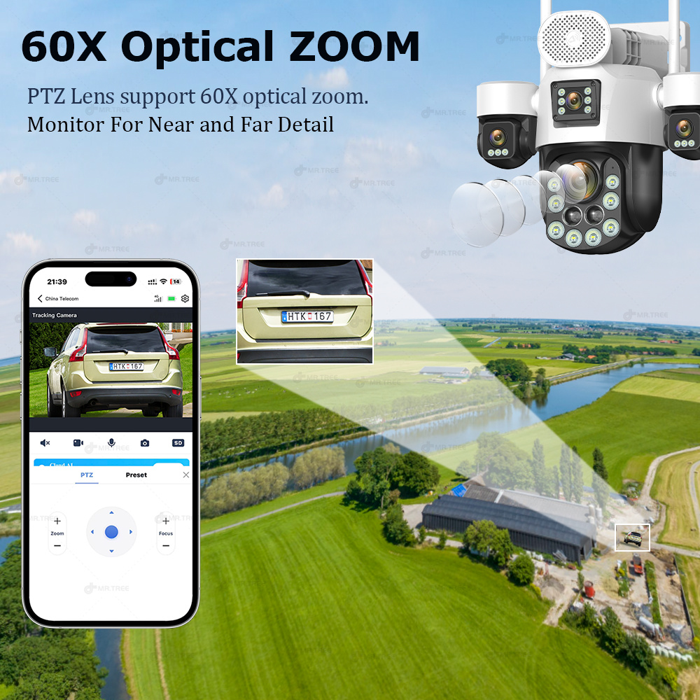 AOV Four Lens Outdoor Surveill - Home Security Diy 评论和价格