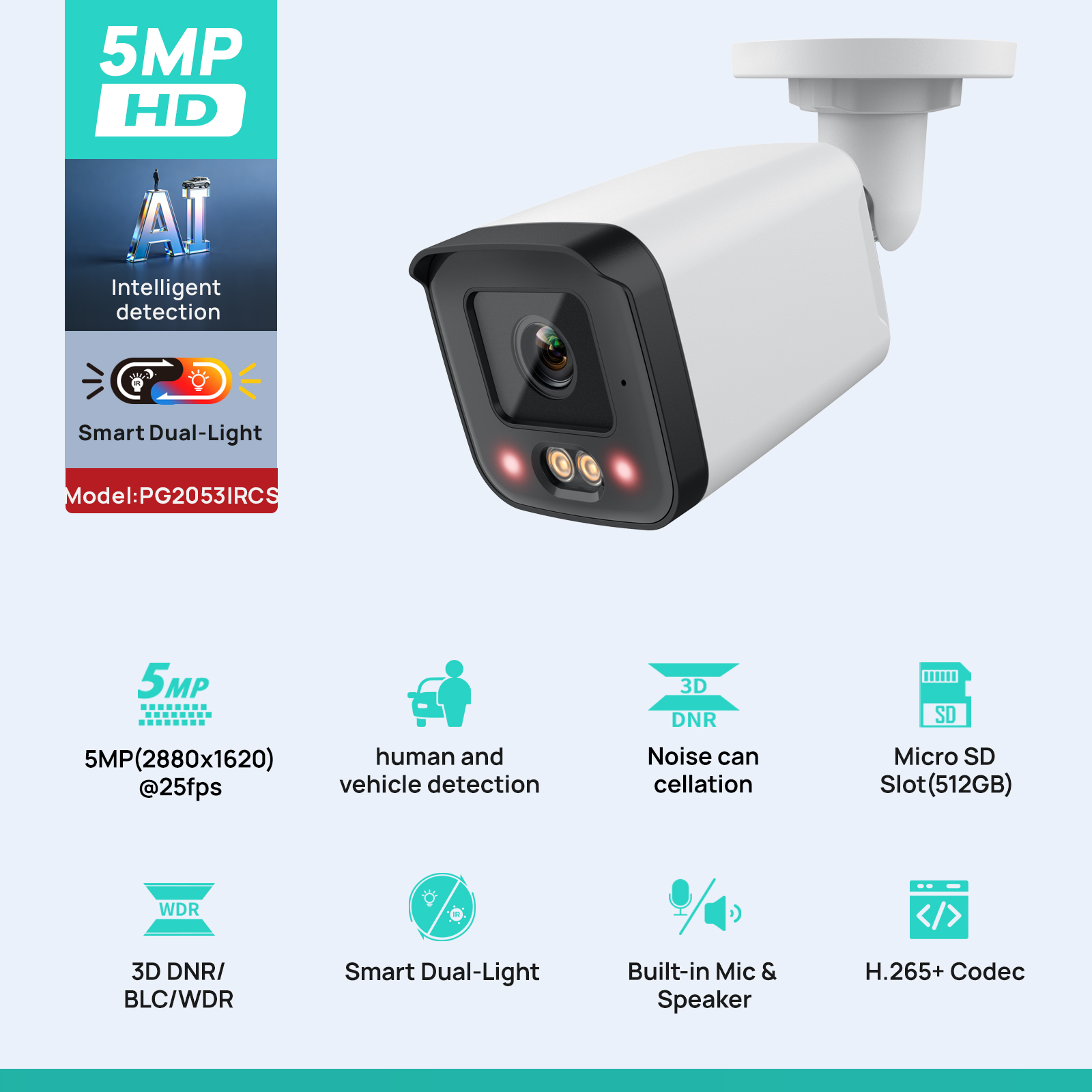 VIKYLIN IP Security Camera 5MP - Home Security Service 评论和价格