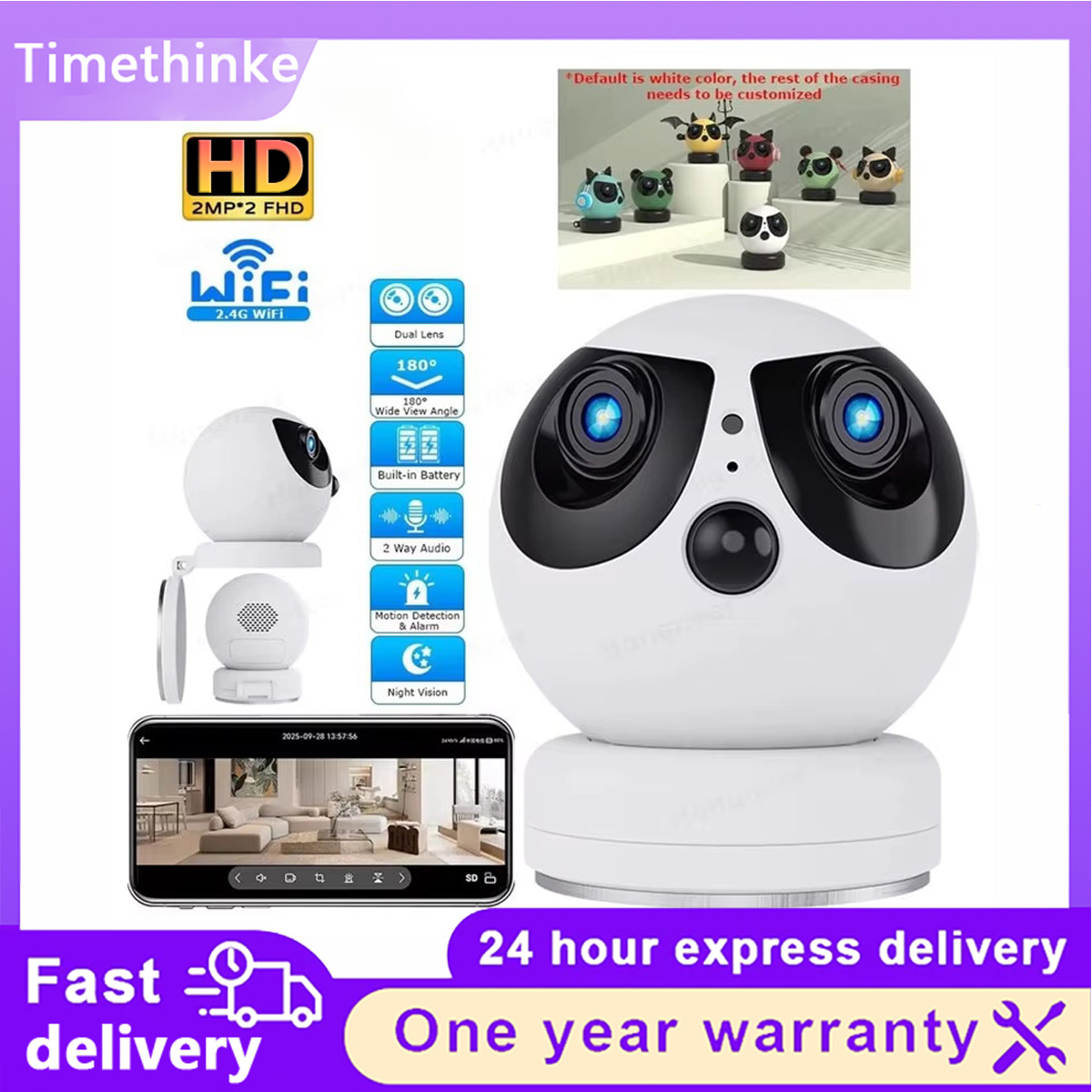 HD Dual Lens CCTV IP Camera Kn - Home Security Ai 评论和价格
