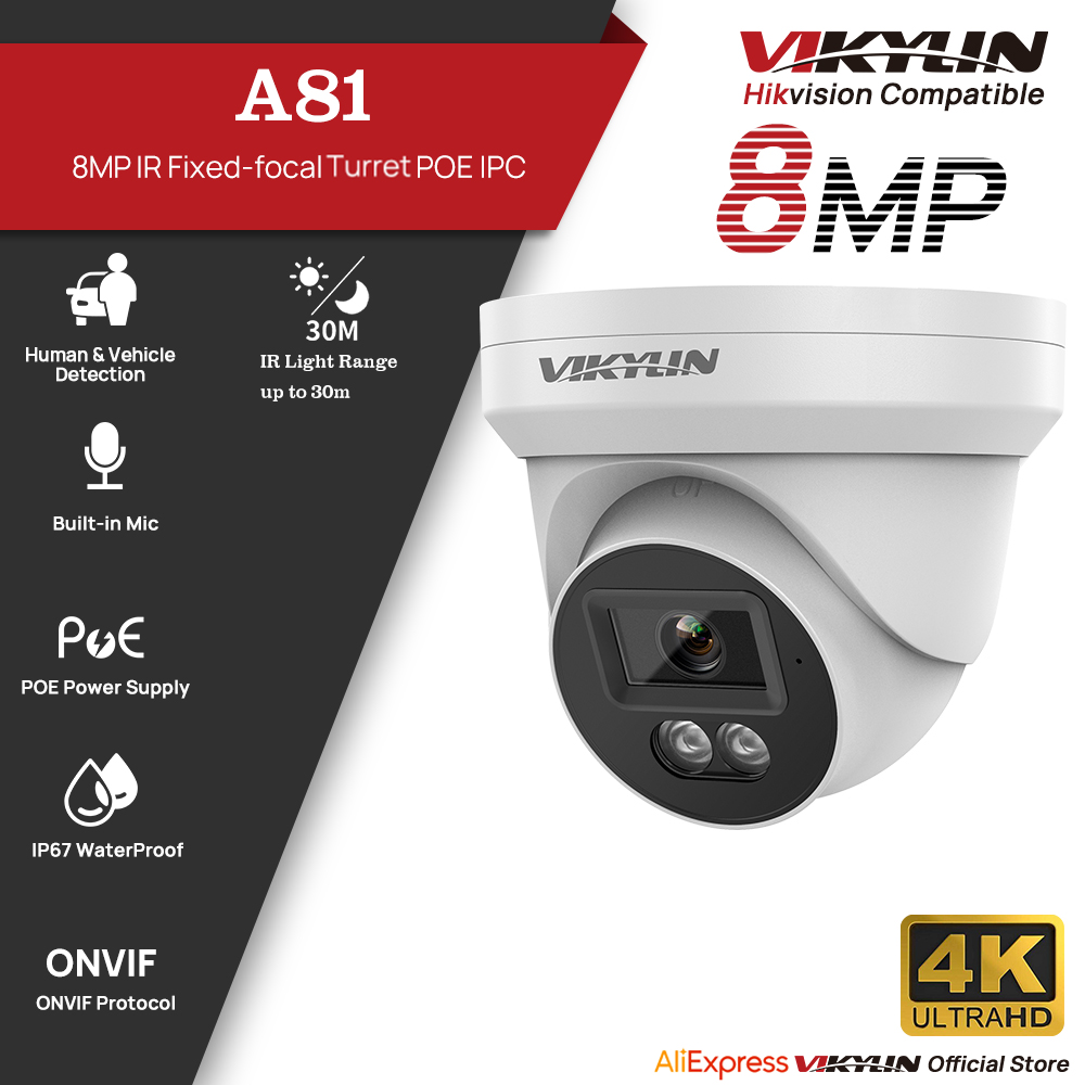 VIKYLIN 8MP HD IP Security Cam - Home Security Service 评论和价格