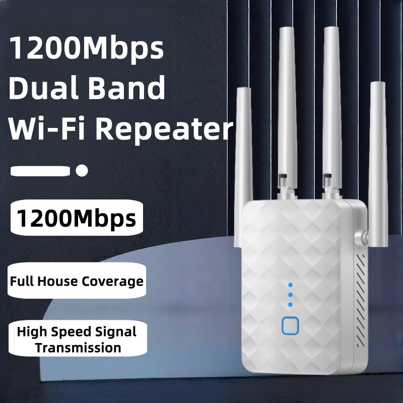 1200Mbps WiFi Repeater Wireles - Home Security And Internet 评论和价格