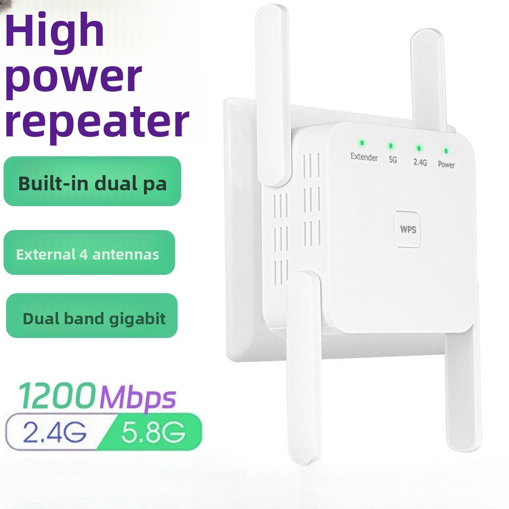 5Ghz WiFi Repeater AC1200 Wi-F - Home Security And Internet 评论和价格