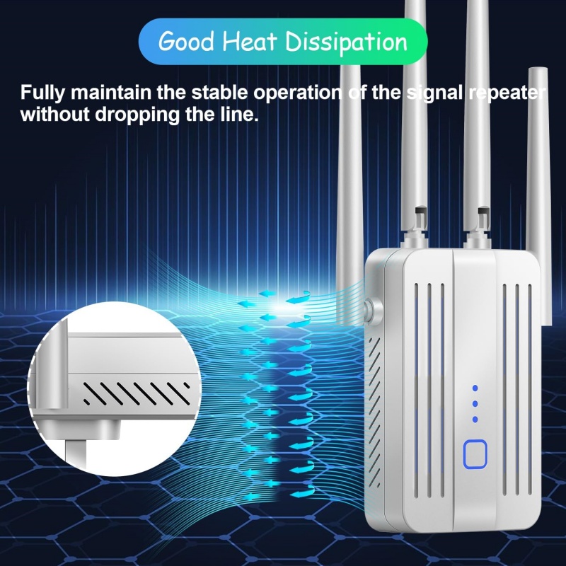 1200Mbps WiFi Repeater Extende - Home Security And Internet 评论和价格