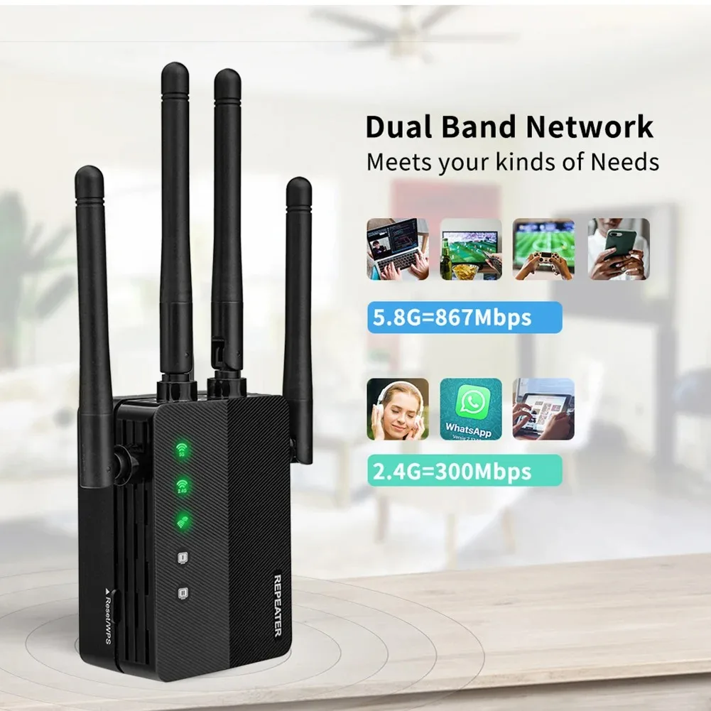 WiFi Extender Featuring 2.4/5. - Home Security And Internet 评论和价格