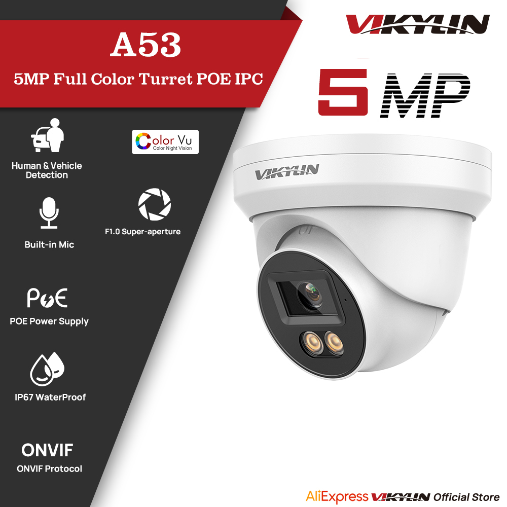 VIKYLIN 5MP IP Security Camera - Home Security Service 评论和价格