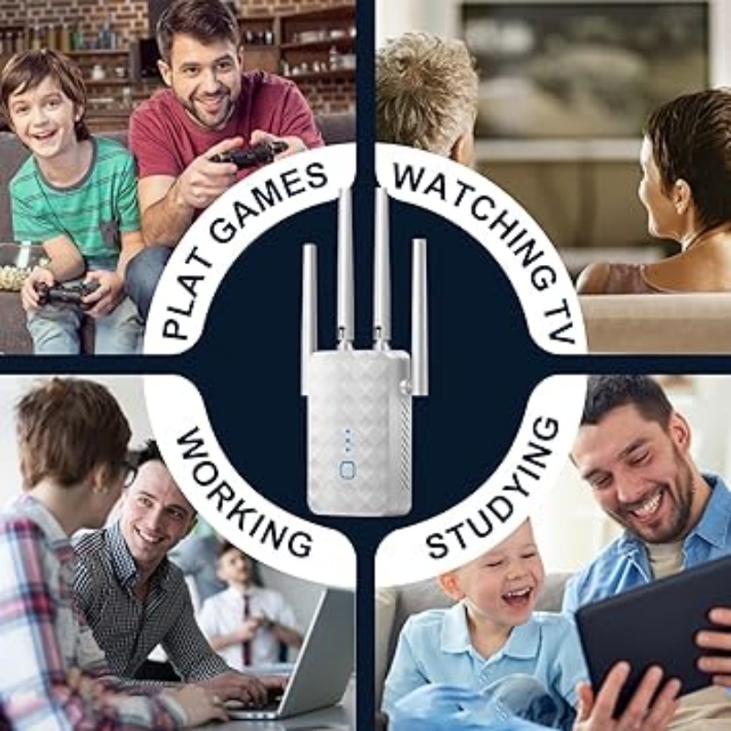 1200Mbps WiFi Repeater Wireles - Home Security And Internet 评论和价格