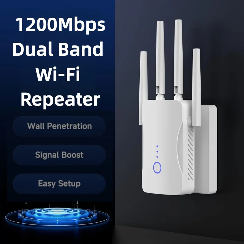 2.4G/5GHz Dual Band WiFi Repea - Home Security And Internet 评论和价格