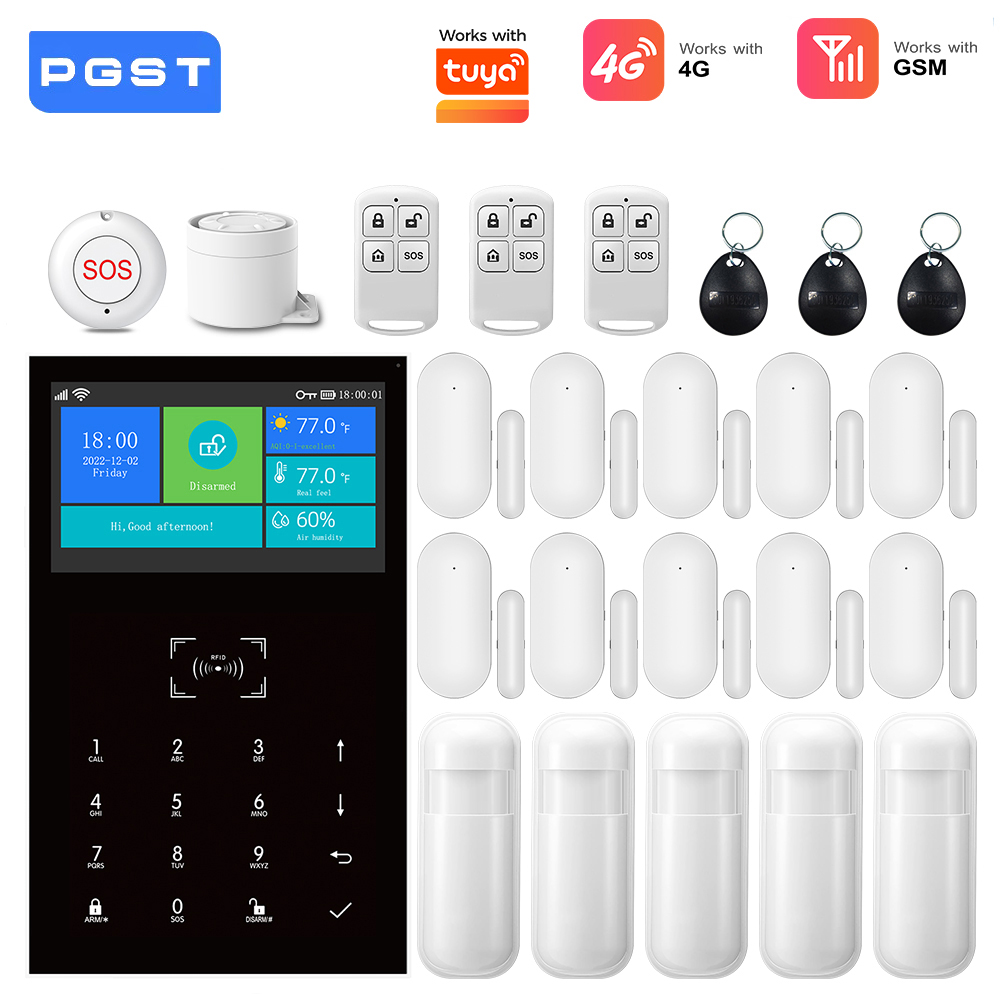 4G GSM WiFi Alarm System Work  - Home Security Diy 评论和价格